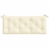 Garden Bench Cushions 2pcs Cream White 47.2"x19.7"x2.8" Oxford Fabric