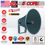 5 Core Outdoor PA Paging Horn Loud Speaker 16 Inch PA Speaker Weatherproof with mounting Bracket - RH 16