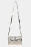 Fame Woven Crossbody Bag with Adjustable Strap