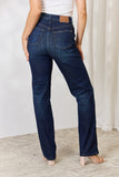 Judy Blue Full Size Button-Fly Straight Jeans