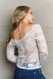 Ninexis Be Kind Off The Shoulder Lace Top