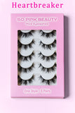 SO PINK BEAUTY Mink Eyelashes 5 Pairs