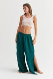 HYFVE Wide-Leg Side Zipper Sweatpants