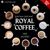 Royal Peru Decaf Swiss Wat Coffee Single Use Pod, (12 Count) (CUPS)