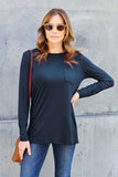 Basic Bae Full Size Round Neck Long Sleeve Top