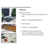 2 in 1 Disinfecting Sanitizing Floor Entrance Mat;