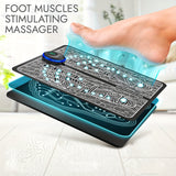 Electric USB Foot Massager Leg Reshaping Deep Kneading Muscle Pain Relax Machine Foot Massage Tool Leg Circulation Relaxation Massager Gift For Men And Women | Black