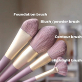 Makeup Brush Set Soft Hair Eyeshadow Brushes Loose Powder Brushes Concealer Brushes Beauty Brushes Complete Set of Brushes