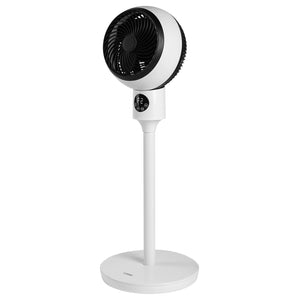 Circulating Stand Fan for Home Bedroom with Remote, Standing Fans Ocillation 70°, Pedestal Fan 3 Speeds,3 Modes,15Hour Timing, LED Display, for Indoor, Bedroom and Home Office, 7 Inch,White