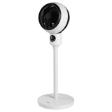 Circulating Stand Fan for Home Bedroom with Remote, Standing Fans Ocillation 70°, Pedestal Fan 3 Speeds,3 Modes,15Hour Timing, LED Display, for Indoor, Bedroom and Home Office, 7 Inch,White