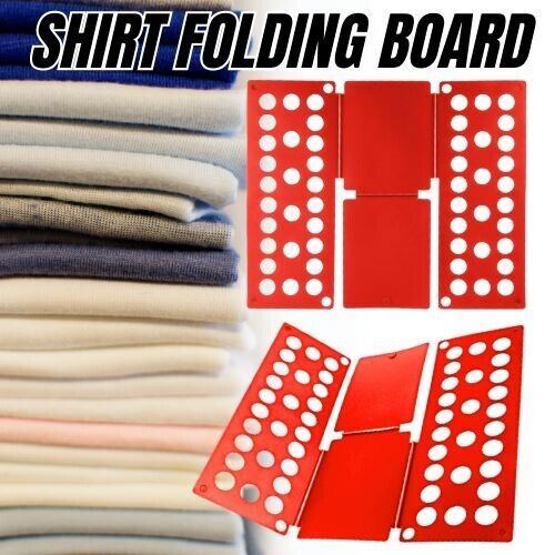 Clothes Folder Folding Board Laundry Organizer T-Shirt Fast Fold Storage For Kid