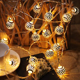 Free Shipping 30 LED String Lights Indoor, String Lights Bedroom 10.49Ft Moroccan Battery Powered String Lights Diwali Decorations for Home,Wedding Party,Christmas,Home Decor,Indoor Outdoor,Warm White