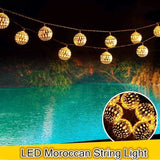 Free Shipping 30 LED String Lights Indoor, String Lights Bedroom 10.49Ft Moroccan Battery Powered String Lights Diwali Decorations for Home,Wedding Party,Christmas,Home Decor,Indoor Outdoor,Warm White