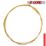 5 Core Guitar Strings Acoustic , Brass Guitar Strings .010-.048 Guitar Strings Acoustic 6 String set GS AC BRSS