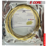 5 Core Guitar Strings Acoustic , Brass Guitar Strings .010-.048 Guitar Strings Acoustic 6 String set GS AC BRSS