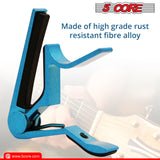 5 Core Guitar Capo Acoustic Clip Guitar String Instrument Clamp Fret Electric Guitar Accessories Kapo Guitar Neck Capos Black cejilla de guitarra- CAPO BLUE 1PC