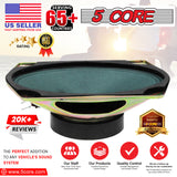 5 Core 6 x 4 Inch Subwoofer Car Speaker 20W RMS 1.5 Inch Voice Coil DJ Sub Woofer Systems 4 Ohm Raw Replacement Stereo Subwoofers SP-6X4 1 Pair