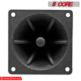 5 Core Tweeter 3.25" x 3.25" • 40W Max Component Square Driver • Piezo Horn Element Super Replacement DJ Tweeters • for Smooth Extended Frequency Response- TW 303 SQ