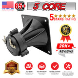 5 Core Tweeter 3.25" x 3.25" • 40W Max Component Square Driver • Piezo Horn Element Super Replacement DJ Tweeters • for Smooth Extended Frequency Response- TW 303 SQ