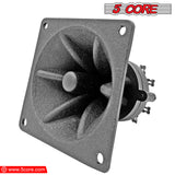 5 Core Tweeter 3.25" x 3.25" • 40W Max Component Square Driver • Piezo Horn Element Super Replacement DJ Tweeters • for Smooth Extended Frequency Response- TW 303 SQ