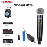 5 CORE Wireless Black Dynamic Microphone 1 Piece Handheld Portable Cordless Microfone Microfono Inalambrico Profesional WM 1001