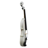 New 4/4 Acoustic Violin Case Bow Rosin White