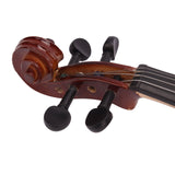 New 4/4 Acoustic Violin Case Bow Rosin Natural