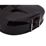 New 4/4 Acoustic Violin Case Bow Rosin C | Black