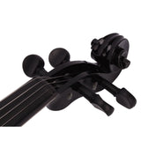 New 4/4 Acoustic Violin Case Bow Rosin C | Black