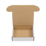 50 Pack 6x4x3 inch Corrugated Box Mailers- White Cardboard Shipping Box Corrugated Box Mailer Shipping Box for Mailer RT