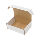 50 Pack 6x4x3 inch Corrugated Box Mailers- White Cardboard Shipping Box Corrugated Box Mailer Shipping Box for Mailer RT