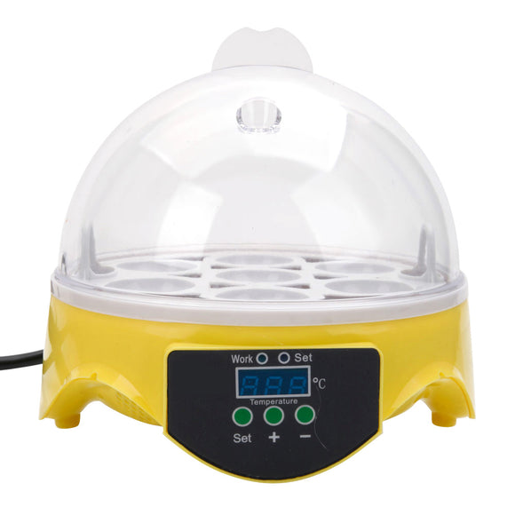 7-Egg Mini Practical Poultry Electric Egg Incubator for Hatching Chicks,Egg Heater