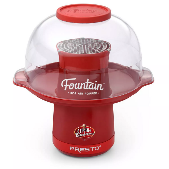 Orville Redenbacher's Fountain Hot Air Popper, Red- 04868