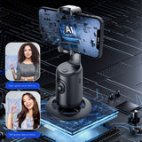 Auto Face Tracking Tripod - 360° Rotation Auto Tracking Phone Holder, No App, Phone Camera Mount with Remote and Gesture Control, Rechargeable Smart Shooting Holder for Video Recording