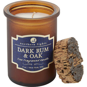 DARK RUM & OAK SCENTED by SPIRIT JAR CANDLE - 5 OZ. BURNS APPROX. 35 HRS.