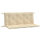 Garden Bench Cushions 2pcs Beige 47.2"x19.7"x2.8" Oxford Fabric