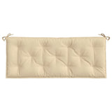 Garden Bench Cushions 2pcs Beige 47.2"x19.7"x2.8" Oxford Fabric