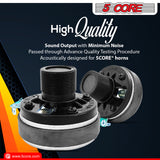 5 Core Compression Driver 1" Exit Screw-On Horn 200W PMPO Tweeter Driver Unit High Frequency 8 Ohms 1" Voice Coil 108dB Also-for Car Audio Speaker System 5C-D26