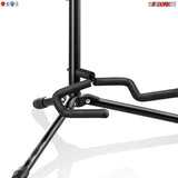 5 Core Guitar Stand Premium Metal Heavy Duty for Acoustic Classic Electric Guitar Detachable Musical Instrument Stand Single Holds 1 Guitar - GSH HD