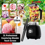 5 Core 2L Professional Countertop Blender For Kitchen 68 Oz 2000W High Speed BPA Free 6 Titanium Blade Smoothie Blender Electric For Soup Shake Juice Multi-Speed Manual JB 2000 M