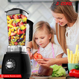 5 Core 2L Professional Countertop Blender For Kitchen 68 Oz 2000W High Speed BPA Free 6 Titanium Blade Smoothie Blender Electric For Soup Shake Juice Multi-Speed Manual JB 2000 M