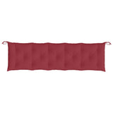 Garden Bench Cushions 2pcs Wine Red 70.9"x19.7"x2.8" Oxford Fabric