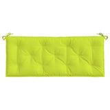 Garden Bench Cushions 2pcs Bright Green 47.2"x19.7"x2.8" Oxford Fabric