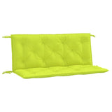 Garden Bench Cushions 2pcs Bright Green 47.2"x19.7"x2.8" Oxford Fabric