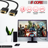 5 Core 3 Feet SVGA VGA Computer Monitor Cable Male to Male 1080p High Resolution - VGA 1001