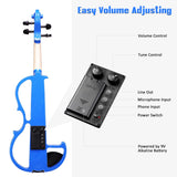 4/4 Violin Electric Violin(right hand)Blue