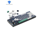 MACHENIKE K500 Gaming Keyboard;  Wired Mechanical Keyboard Hot Swappable 20 RGB Light Effects;  PBT Keycap 84 Keys RGB Light Mac Windows - Grey