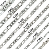 Stainless Steel Figaro Chain Necklace / CHN9500