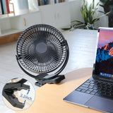 10000mAh Rechargeable Portable Fan, 8-Inch Battery Operated Clip on Fan,