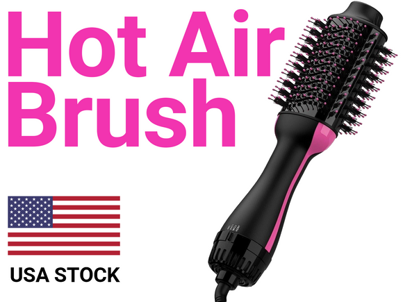 Hair Dryer Brush Blow Dryer Brush in One, 4 in 1 Styling Tools Blow Dryer with Ceramic Oval Barrel, Hair Dryer and Styler Volumizer, Hot Air Brush Hair Straightener Brush for All Hair Types